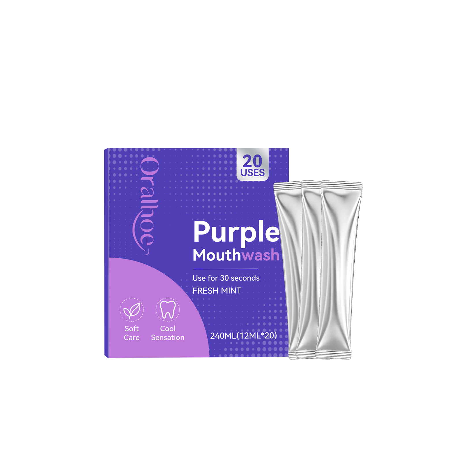 20 pezzi di collutorio viola p - Teeth Whitening Mouthwash recensione e prezzo