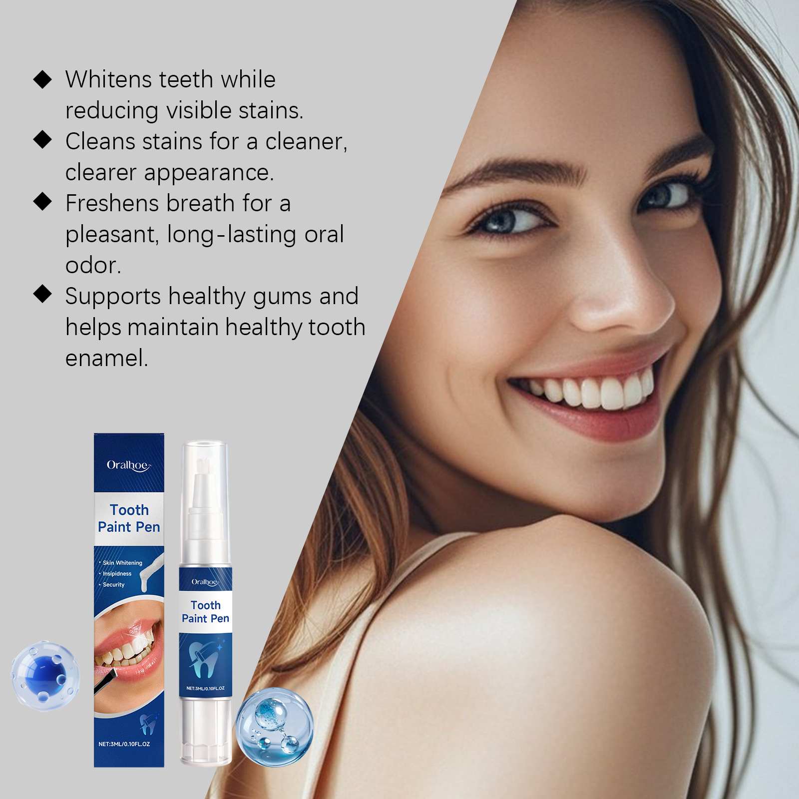 ORALHOE Penna Sbiancante per D - Teeth Whitening Pens recensione e prezzo